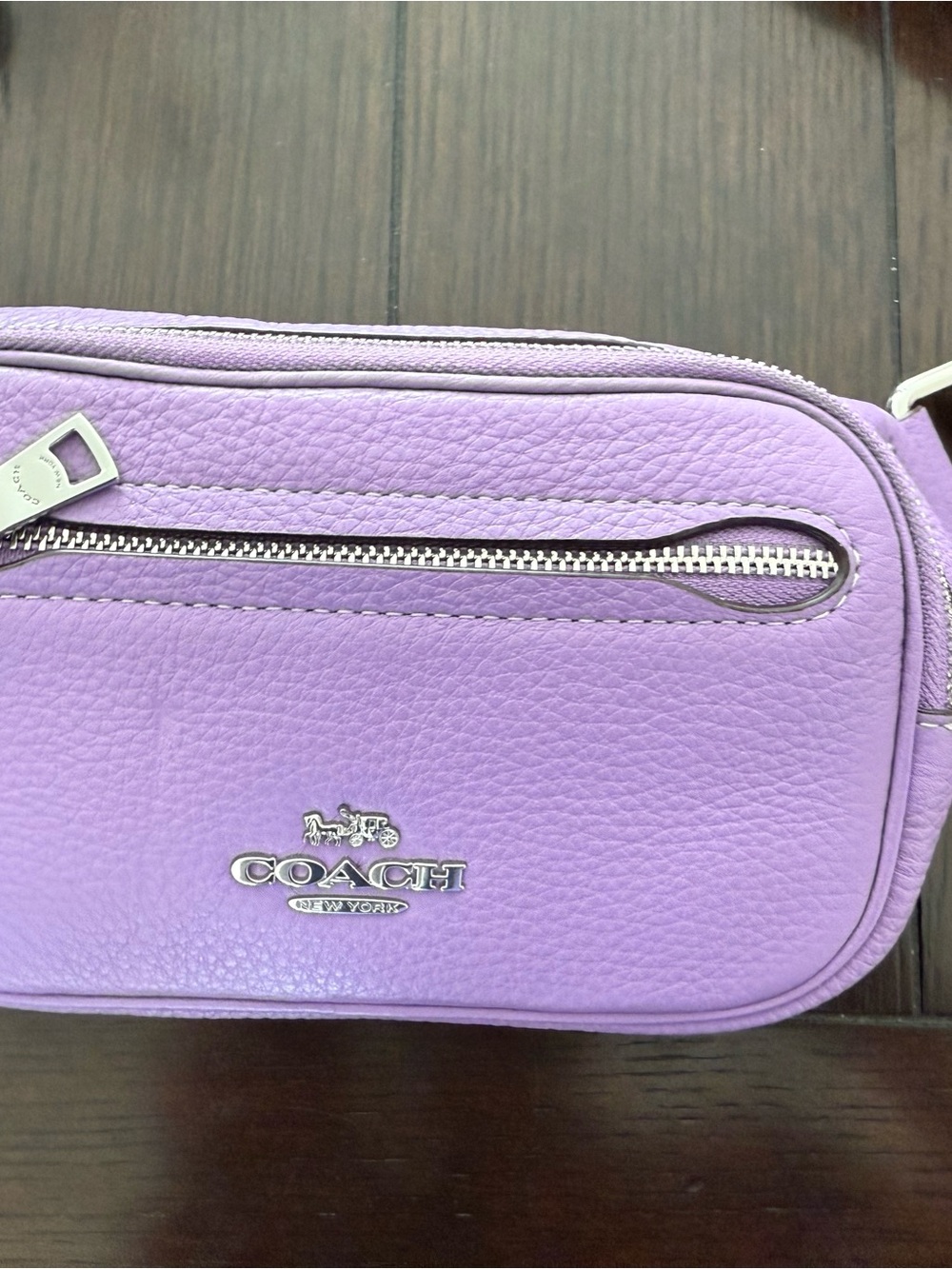 Coach Lavender Leather Belt Bag (small) - Picture 3 of 7